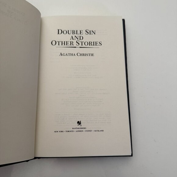 Double Sin And Other Stories By Agatha Christie Hardcover - Picture 4 of 5